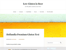 Tablet Screenshot of lowgluten.org